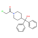 Ethanone,2-chloro-1-[4-(hydroxydiphenylmethyl)-1-piperidinyl]-