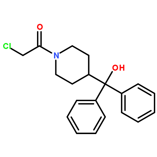 Ethanone,2-chloro-1-[4-(hydroxydiphenylmethyl)-1-piperidinyl]-