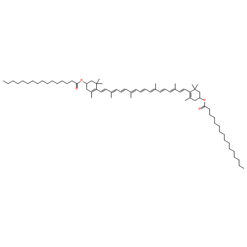 [(1r)-4-[(1e,3e,5e,7e,9e,11e,13e,15e,17e)-18-[(4r)-4-hexadecanoyloxy-2,6,6-trimethylcyclohexen-1-yl]-3,7,12,16-tetramethyloctadeca-1,3,5,7,9,11,13,15,17-nonaenyl]-3,5,5-trimethylcyclohex-3-en-1-yl] Hexadecanoate