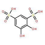 1,3-Benzenedisulfonicacid, 4,5-dihydroxy-