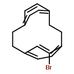 Tricyclo[8.2.2.24,7]hexadeca-4,6,10,12,13,15-hexaene,5-bromo-