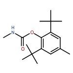 Phenol,2,6-bis(1,1-dimethylethyl)-4-methyl-, 1-(N-methylcarbamate)