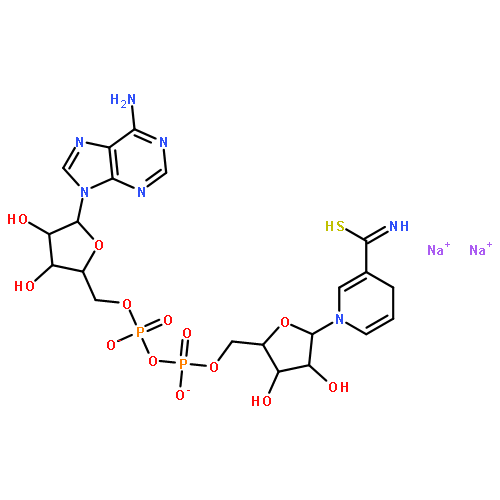 disodium,[[(3S,4R,5R)-5-(6-aminopurin-9-yl)-3,4-dihydroxy-tetrahy drofuran-2-yl]methoxy-oxido-phosphoryl] [(2R,3S,4R,5R)-5-(3-carba mothioyl-4H-pyridin-1-yl)-3,4-dihydroxy-tetrahydrofuran-2-yl]meth yl phosphate