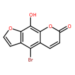 7H-FURO[3,2-G][1]BENZOPYRAN-7-ONE, 4-BROMO-9-HYDROXY-