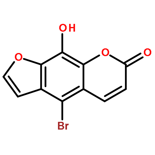 7H-FURO[3,2-G][1]BENZOPYRAN-7-ONE, 4-BROMO-9-HYDROXY-