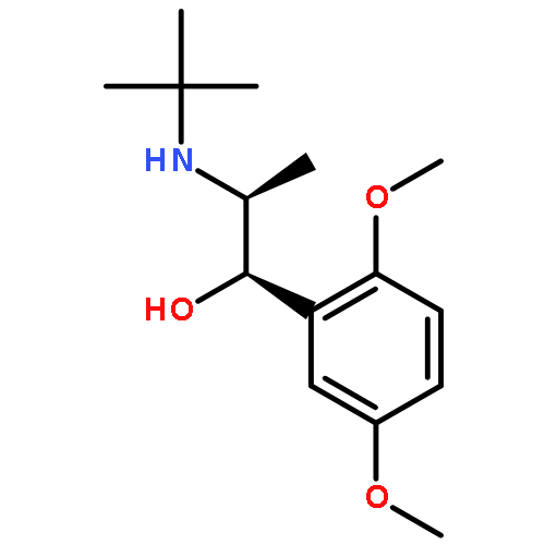 Benzenemethanol, a-[(1R)-1-[(1,1-dimethylethyl)amino]ethyl]-2,5-dimethoxy-,(aS)-rel-