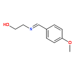 Ethanol,2-[[(4-methoxyphenyl)methylene]amino]-