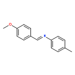 Benzenamine, N-[(4-methoxyphenyl)methylene]-4-methyl-, (E)-