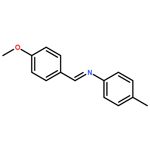 Benzenamine, N-[(4-methoxyphenyl)methylene]-4-methyl-, (E)-