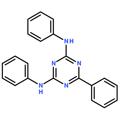 1,3,5-TRIAZINE-2,4-DIAMINE, N,N',6-TRIPHENYL-