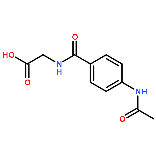 2-[(4-acetamidobenzoyl)amino]acetic acid