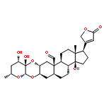 Card-20(22)-enolide,14-hydroxy-19-oxo-2,3-[[(2S,3S,4S,6R)-tetrahydro-3,4-dihydroxy-6-methyl-2H-pyran-3,2-diyl]bis(oxy)]-,(2a,3b,5a)-