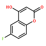 2H-1-Benzopyran-2-one,6-fluoro-4-hydroxy-