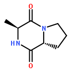 Pyrrolo[1,2-a]pyrazine-1,4-dione, hexahydro-3-methyl-, (3S,8aR)- (9CI)