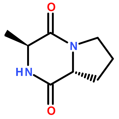 Pyrrolo[1,2-a]pyrazine-1,4-dione, hexahydro-3-methyl-, (3S,8aR)- (9CI)