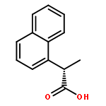 1-Naphthaleneacetic acid, a-methyl-, (S)-