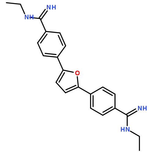 Benzenecarboximidamide, 4,4'-(2,5-furandiyl)bis[N-ethyl-