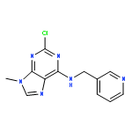 9H-Purin-6-amine, 2-chloro-9-methyl-N-(3-pyridinylmethyl)-