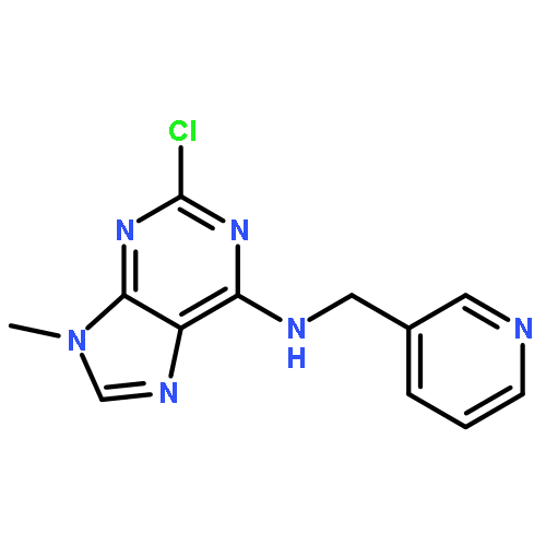 9H-Purin-6-amine, 2-chloro-9-methyl-N-(3-pyridinylmethyl)-