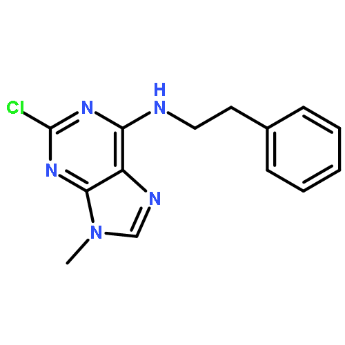 9H-Purin-6-amine, 2-chloro-9-methyl-N-(2-phenylethyl)-