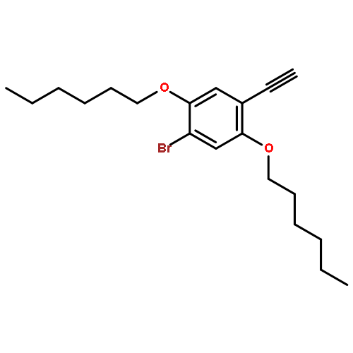 Benzene, 1-bromo-4-ethynyl-2,5-bis(hexyloxy)-