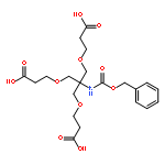 Propanoic acid,3,3'-[[2-[(2-carboxyethoxy)methyl]-2-[[(phenylmethoxy)carbonyl]amino]-1,3-propanediyl]bis(oxy)]bis-