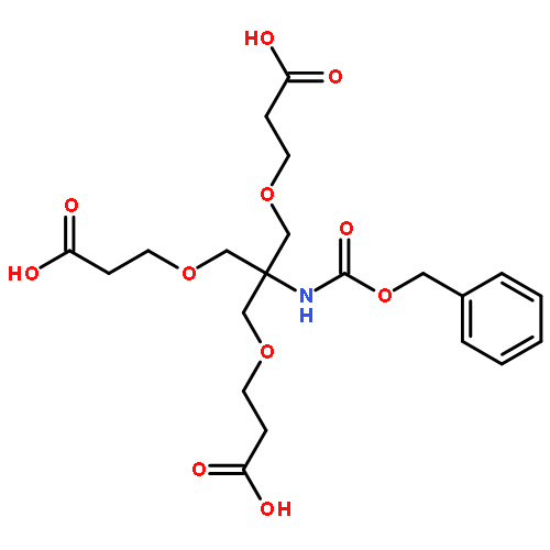 Propanoic acid,3,3'-[[2-[(2-carboxyethoxy)methyl]-2-[[(phenylmethoxy)carbonyl]amino]-1,3-propanediyl]bis(oxy)]bis-