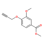 Benzoic acid, 3-methoxy-4-(2-propynyloxy)-, methyl ester