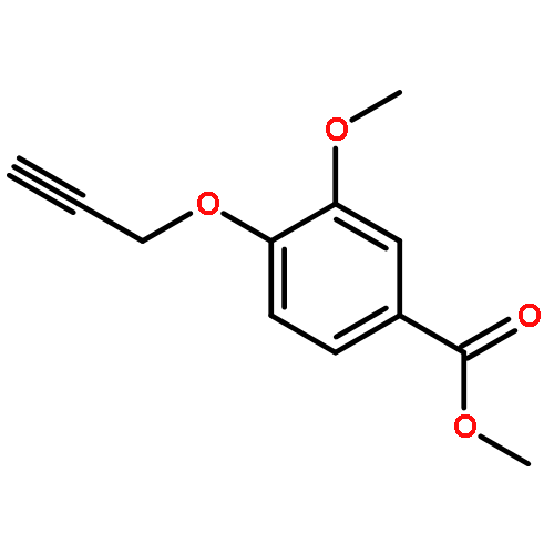 Benzoic acid, 3-methoxy-4-(2-propynyloxy)-, methyl ester