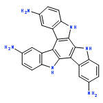 5H-Diindolo[2,3-a:2',3'-c]carbazole-2,9,14-triamine, 6,11-dihydro-