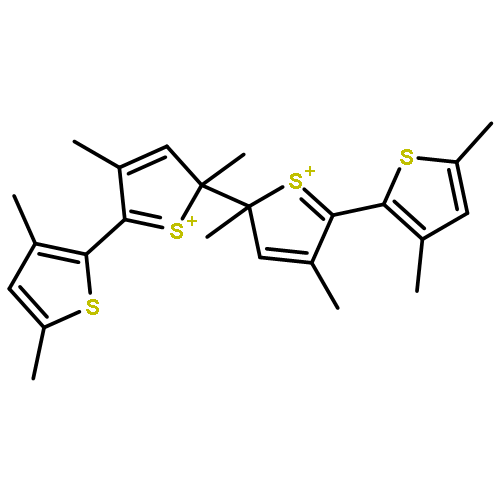 2,2'-Bi-2H-thiolium, 5,5'-bis(3,5-dimethyl-2-thienyl)-2,2',4,4'-tetramethyl-