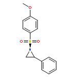 Aziridine, 1-[(4-methoxyphenyl)sulfonyl]-2-phenyl-, (R)-