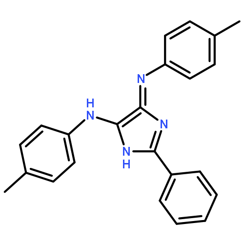 4H-Imidazol-5-amine,N-(4-methylphenyl)-4-[(4-methylphenyl)imino]-2-phenyl-