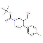 (3S,4R)-tert-Butyl 4-(4-fluorophenyl)-3-(hydroxymethyl)piperidine-1-carboxylate