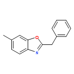 Benzoxazole, 6-methyl-2-(phenylmethyl)-