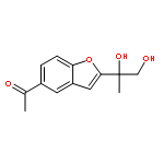 Ethanone, 1-[2-(1,2-dihydroxy-1-methylethyl)-5-benzofuranyl]-