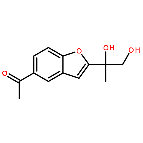 Ethanone, 1-[2-(1,2-dihydroxy-1-methylethyl)-5-benzofuranyl]-