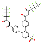 3,4-BIS[4-(4,4,5,5,6,6,6-HEPTAFLUORO-1,3-DIOXOHEXYL)PHENYL]BENZENESULFONYL CHLORIDE