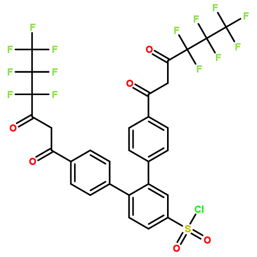 3,4-BIS[4-(4,4,5,5,6,6,6-HEPTAFLUORO-1,3-DIOXOHEXYL)PHENYL]BENZENESULFONYL CHLORIDE