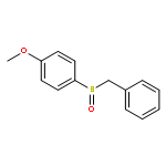 Benzene, 1-methoxy-4-[(phenylmethyl)sulfinyl]-