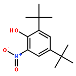 Phenol,2,4-bis(1,1-dimethylethyl)-6-nitro-