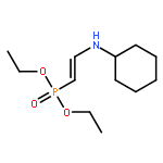 Diethyl cyclohexylaminovinylphosphate