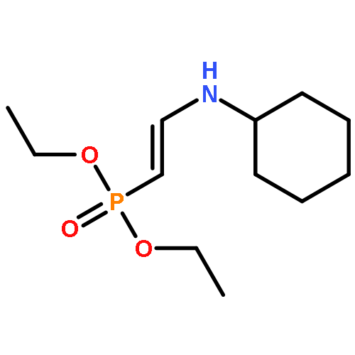 Diethyl cyclohexylaminovinylphosphate