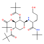 [(2S,3S,4R,5S)-4,5-bis(2,2-dimethylpropanoyloxy)-2-[[(1R)-4-hydroxy-1-(tert-butylcarbamoyl)butyl]amino]oxan-3-yl] 2,2-dimethylpropanoate