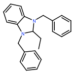 1H-Benzimidazole, 2-ethyl-2,3-dihydro-1,3-bis(phenylmethyl)-