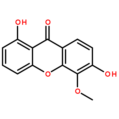 1,6-dihydroxy-5-methoxy-xanthen-9-one