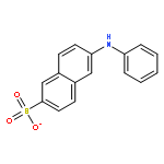 2-Naphthalenesulfonicacid, 6-(phenylamino)-, ion(1-)