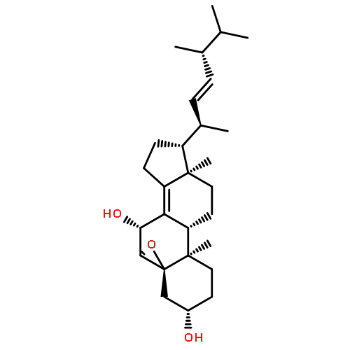 Ergosta-8(14),22-diene-3,7-diol, 5,6-epoxy-, (3b,5a,6a,7b,22E)-