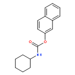 Carbamic acid, cyclohexyl-, 2-naphthalenyl ester