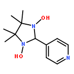 Pyridine, 4-(1,3-dihydroxy-4,4,5,5-tetramethyl-2-imidazolidinyl)-